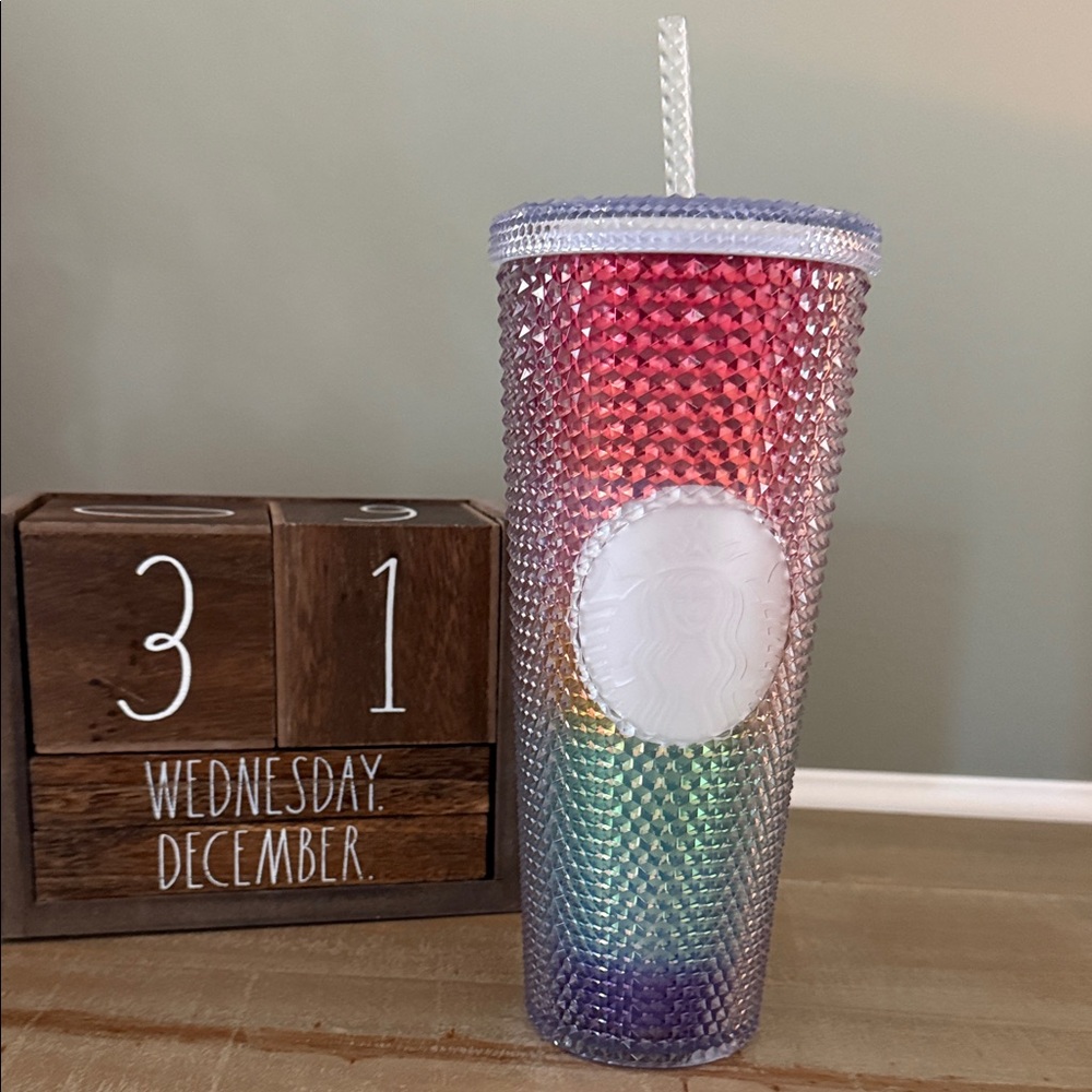 Starbucks Multicolor Studded Tumbler with Straw